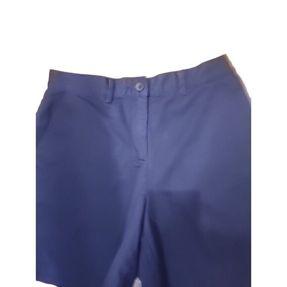 Lauren Ralph Lauren Shorts Navy Blue Mid-Rise Cotton 6.5 Inseam Women's 4 - Picture 2 of 7